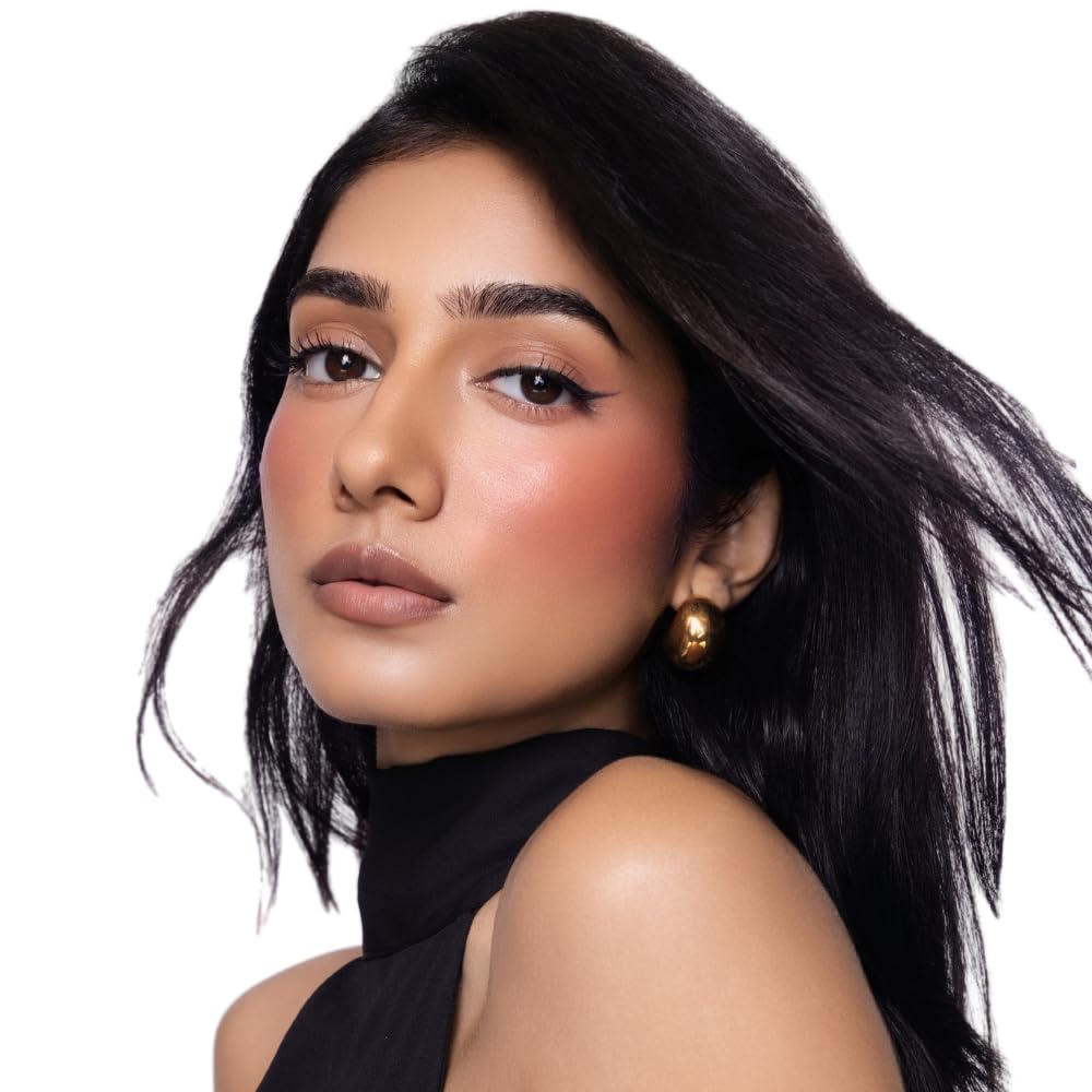Diam Beauty Hydratint beaded blush in Exciting | Unisex Beauty Blush | Hydrating Formula with Encapsulated Pigment Beads | Long Lasting Liquid Blush | Non Comedogenic - 15ml