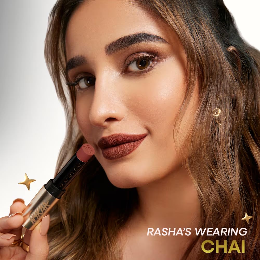 Nykaa Matte to Last No Transfer Long Lasting Lipstick (3.5g) (Chai)