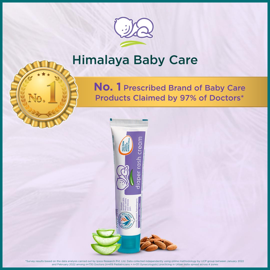 Himalaya Baby Rash Relief Cream with Pure Cow Ghee 50g| For Sensitive Skin Cow Ghee 50 g (Pack of 1)