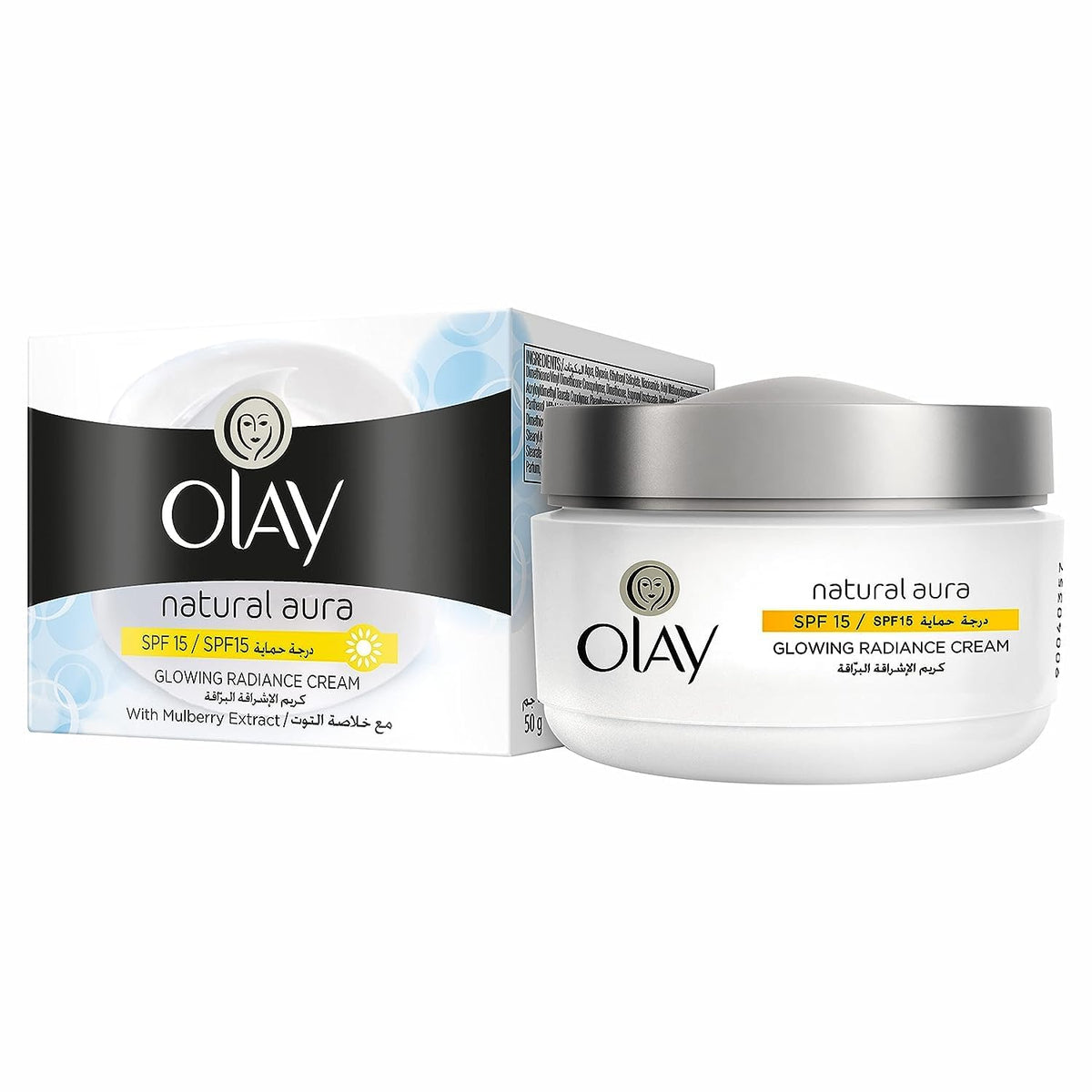 Olay Natural White Glowing Fairness Cream, Day SPF24, 50 g
