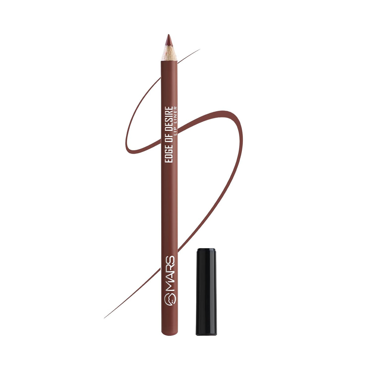 MARS Matte Lip Liner One Swipe Smooth Long Lasting Lip Pencil (1.4gm) (04-Scandalous Brown) Matte Lip Liner One Swipe Smooth Long Lasting Lip Pencil (1.4gm) (02