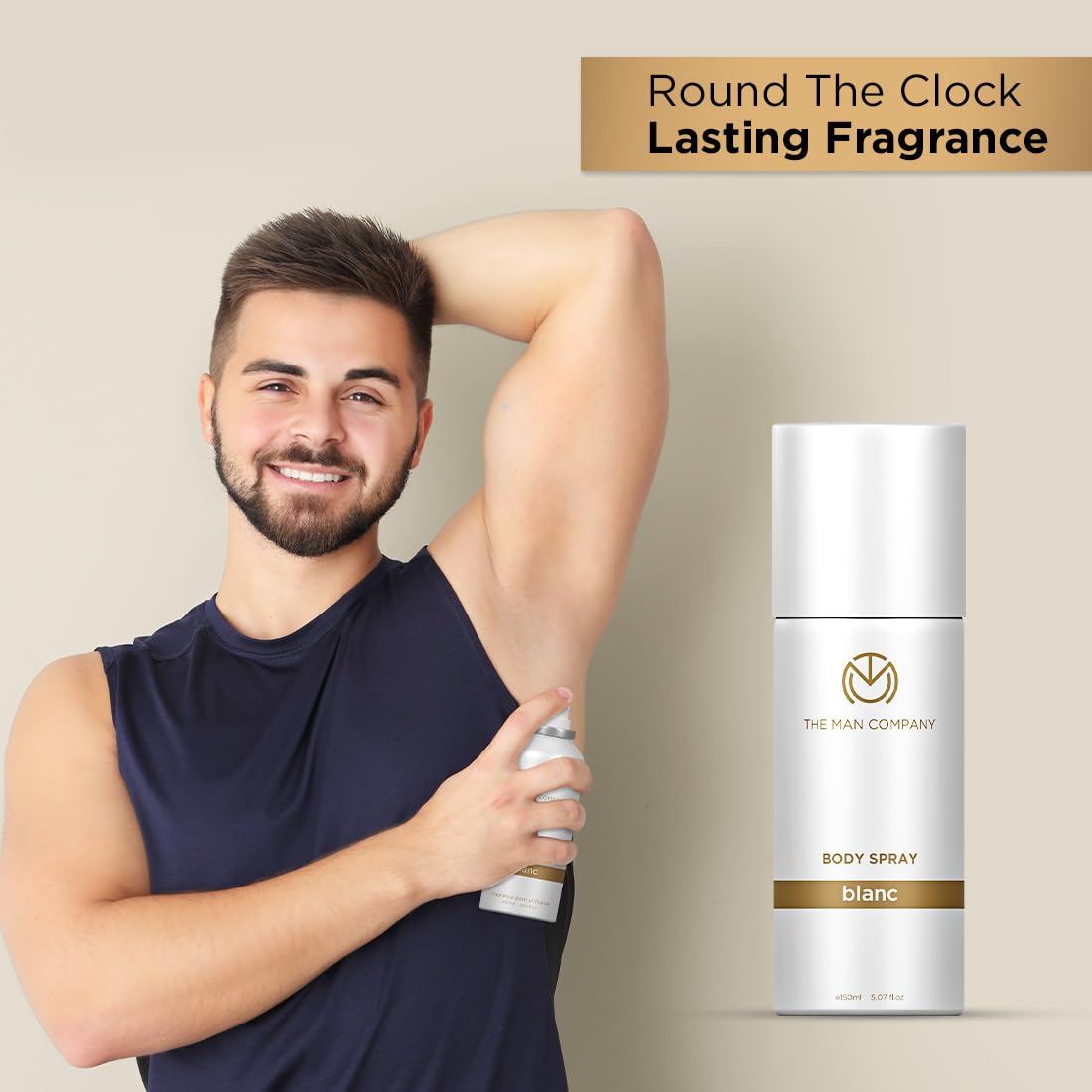 The Man Company Blanc Lemon Deodorant For Men - 150Ml | Premium Long-Lasting Fragrance Body Spray | Perfect Deo For Everyday Use | Gift For Him