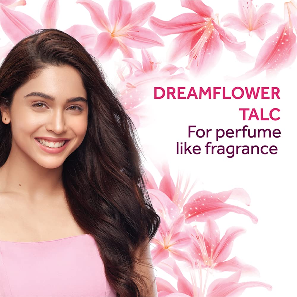 POND'S Dreamflower Combination Natural Fragrant Talc 100gm,White