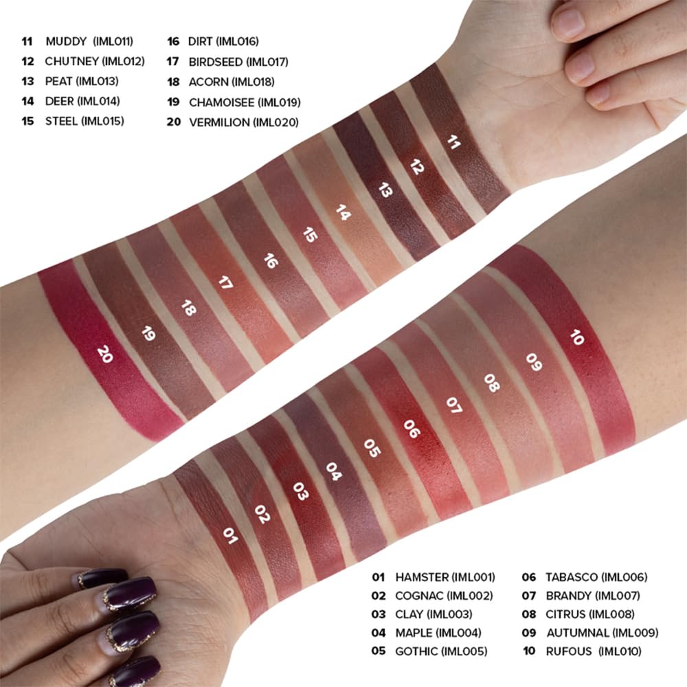 Daily Life Forever52 I'M Unlimited Lipstick | Long-Lasting Waterproof Matte Nude Lipstick| Vegan| Cruelty Free| (Birdseed - 017)