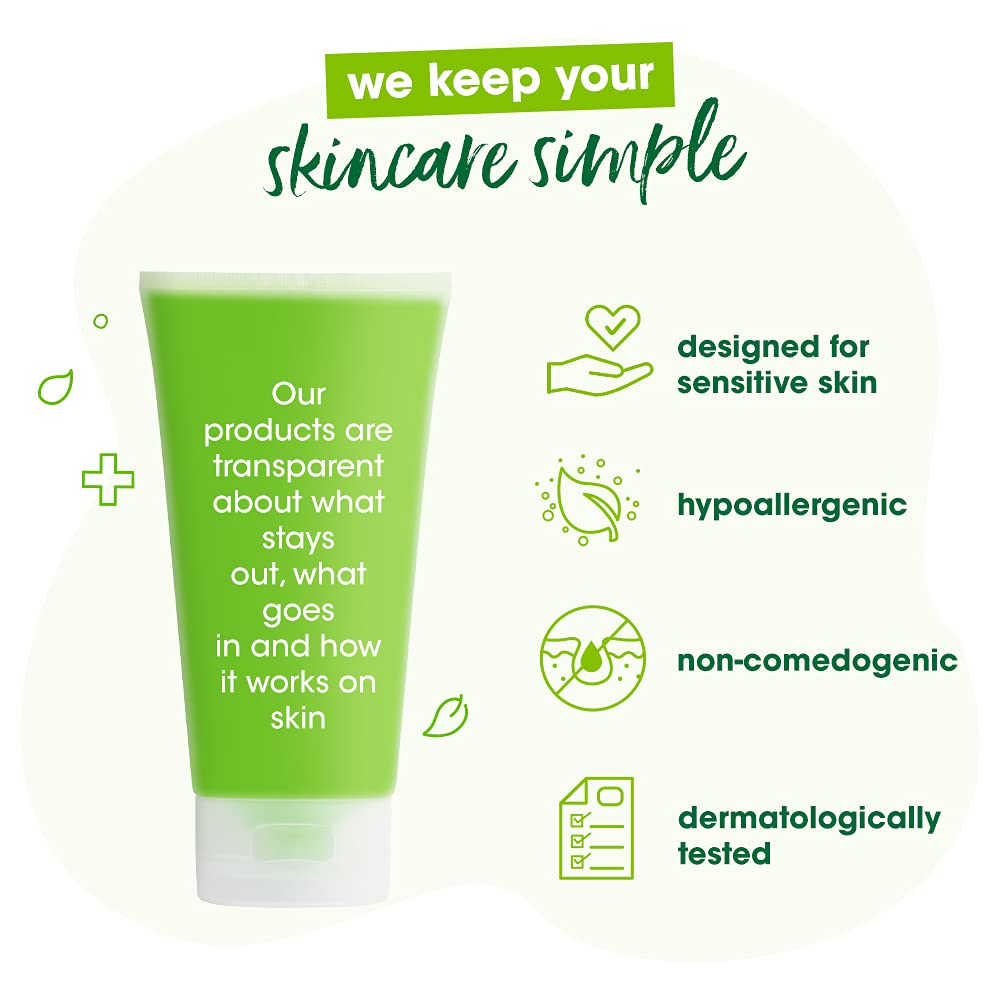 Simple Kind to Skin Refreshing Facial Wash| For all Skin Types| No Soap| No Perfume| No Harsh Chemicals & Parabens| Tested on Sensitive Skin, 50 ml 50 ml (Pack