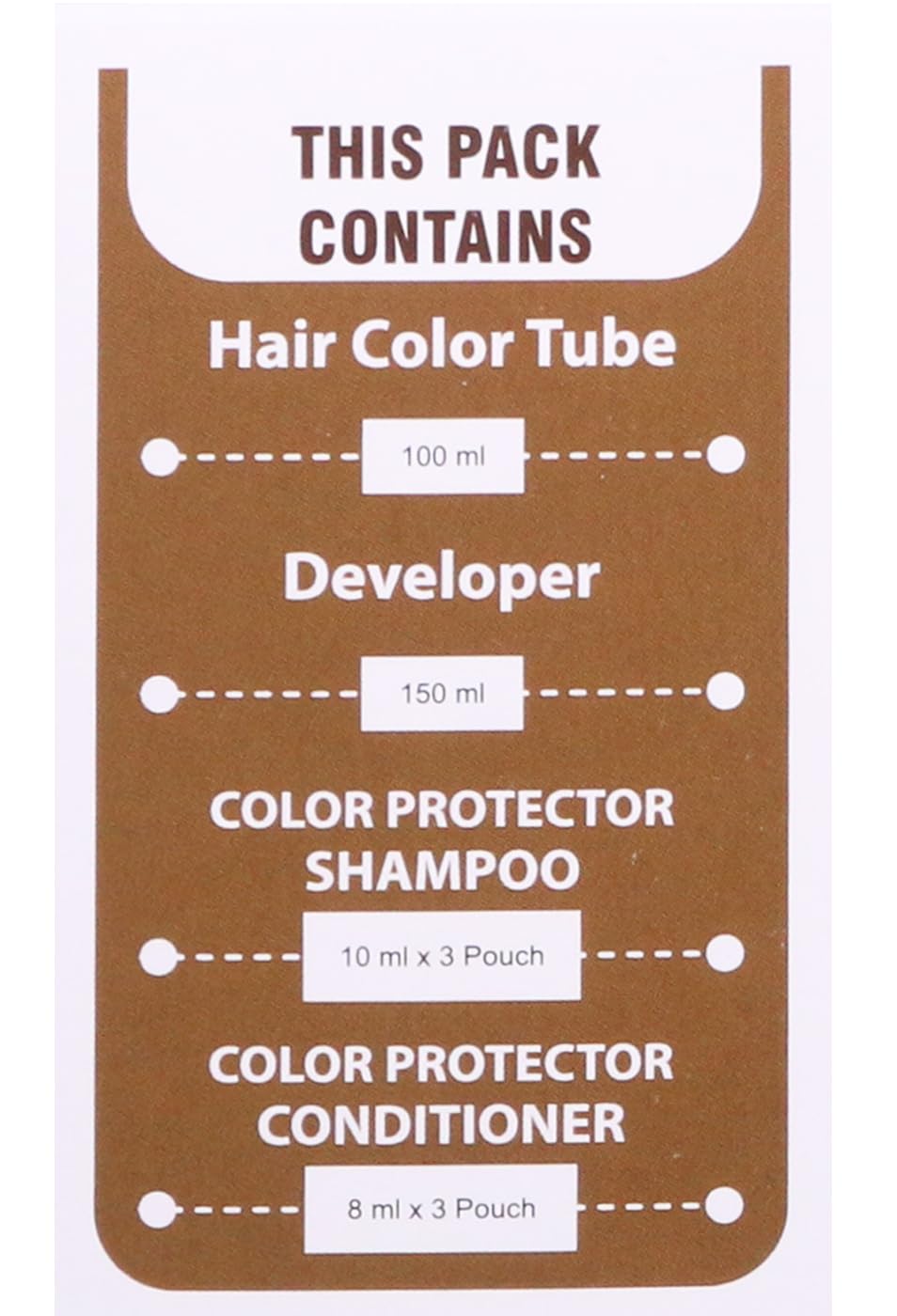 Kerastem Hair Color 250ml -Brown No 4