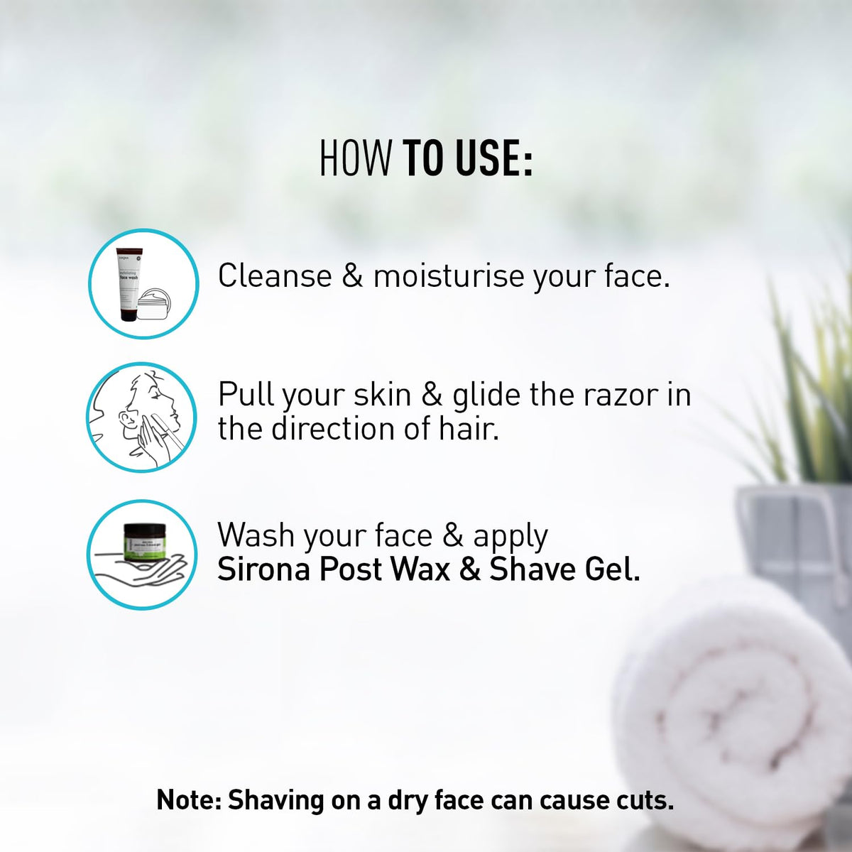 Sirona Blink & Glow Face Razor for Women | Dermaplaning Tool for Face | Facial Hair & Peach Fuzz Remover | Anti-slip Grip | German Stainless Steel Blades | Pack