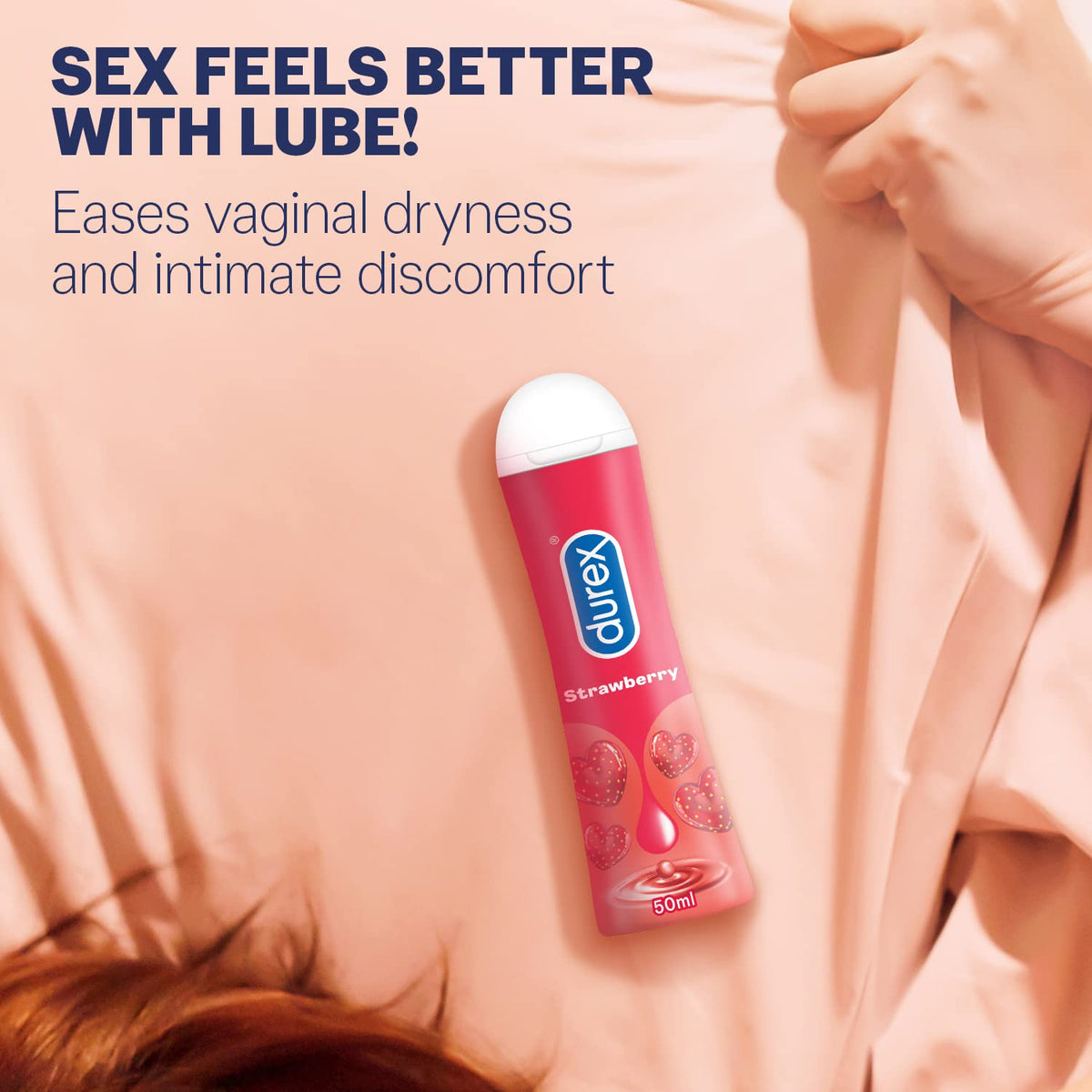 Durex Play Lubricant Gel - Strawberry 50ml 1 count (Pack of 1)
