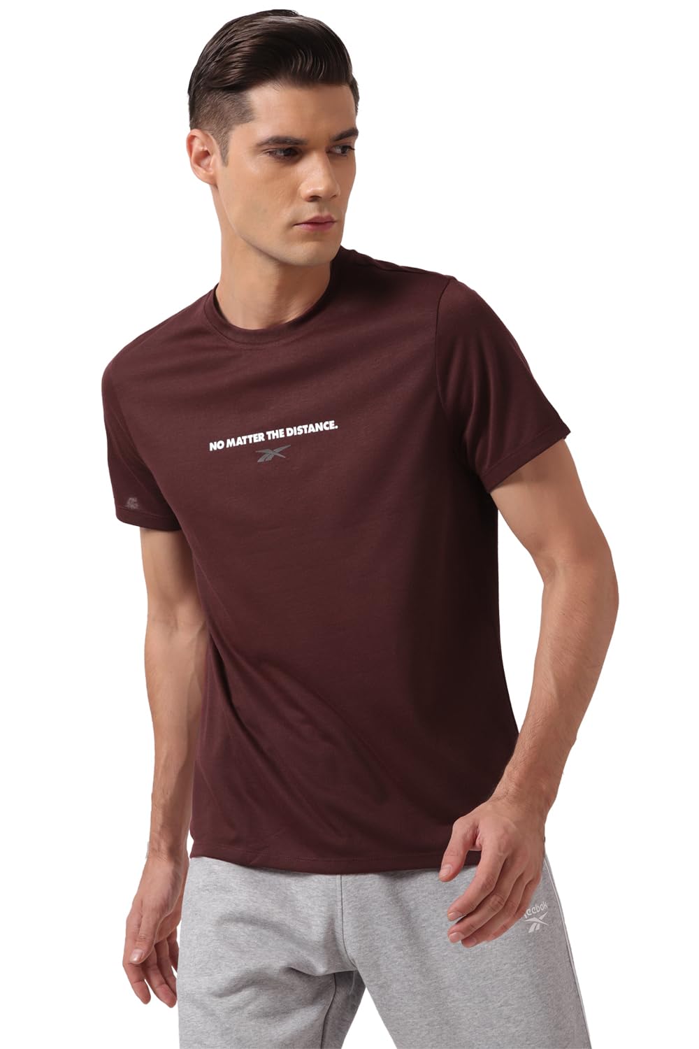 Reebok Men's Regular Fit T-Shirt XS Maroon