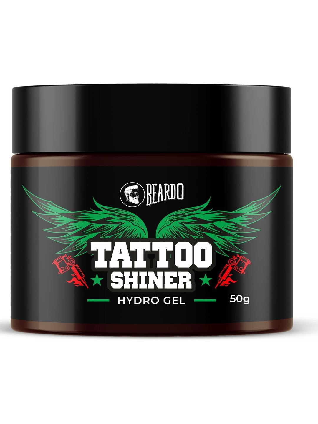 Beardo Tattoo Shiner Hydro Gel & Beardo Godfather Beard Wash for men Combo
