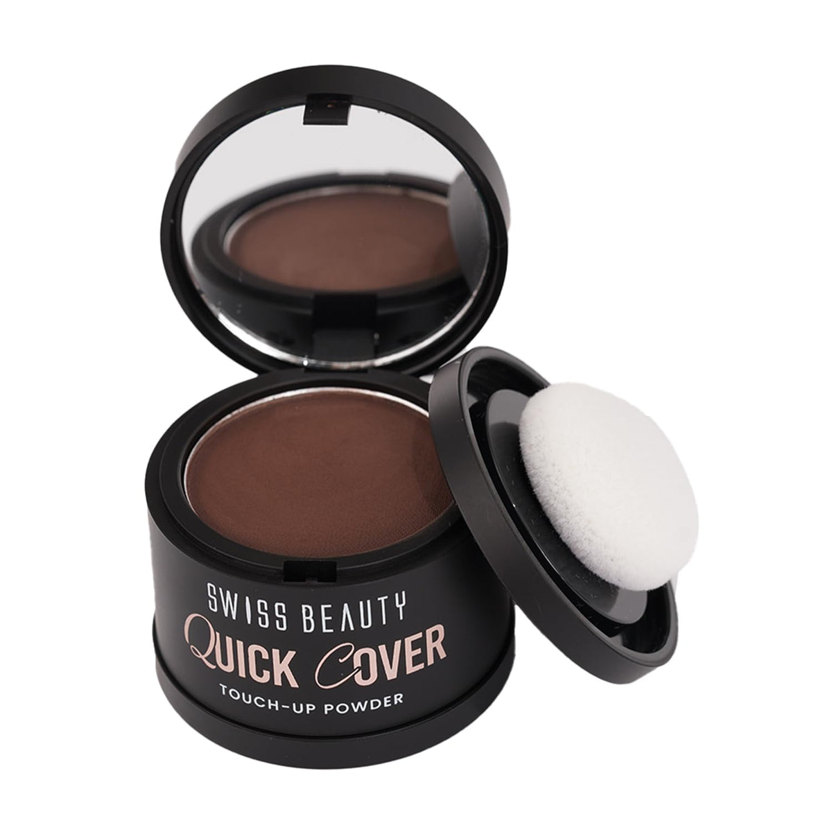 Swiss Beauty Quick Cover Touch-Up Powder | Covers Grey Roots & Bald Spots Instantly | Highly Pigmented | Ideal For Both Men & Women | Long-Lasting | Matte Finis