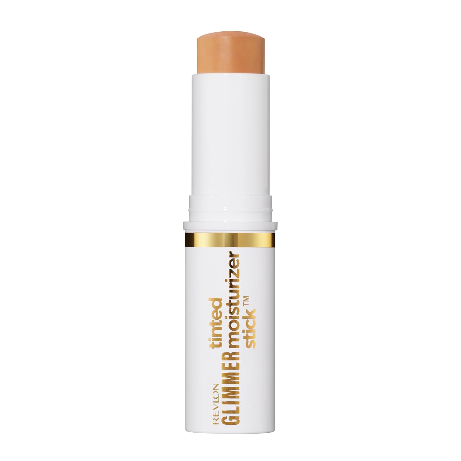 Revlon Glimmer Tinted Moisturizer Stick for Face, Light Coverage Skin Tint, Hydrating Skincare-Infused Makeup, 130, 0.31 oz