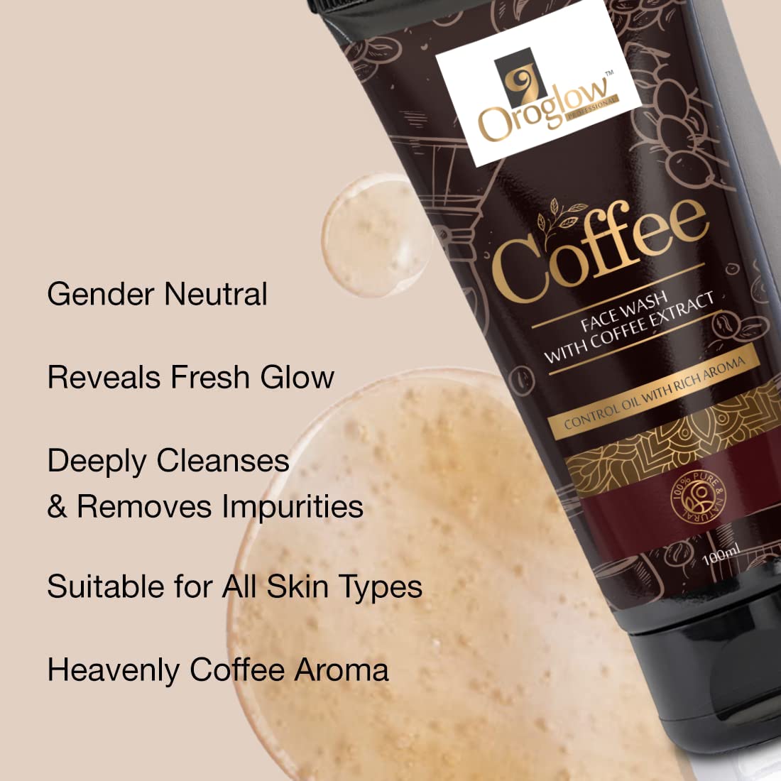 Coffee Deep Cleanses | Reduces Puffiness Face Wash (100 ml)
