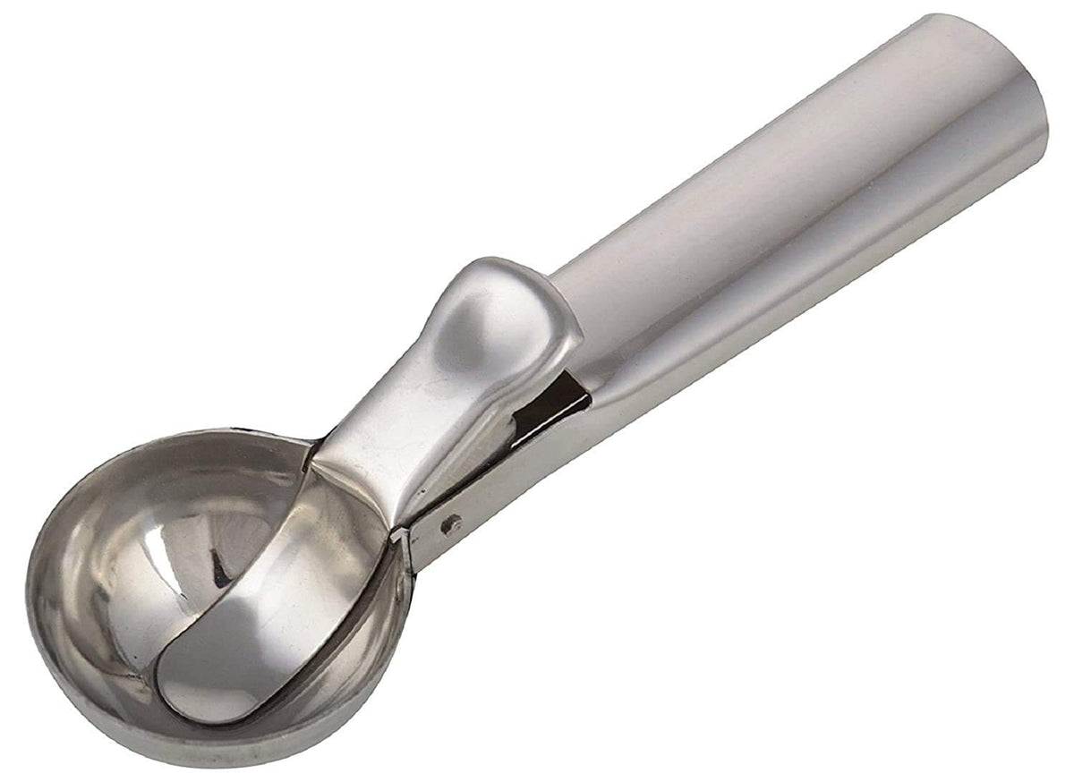 Sakoraware Multipurpose Ice Cream Scoop, Spring Handle Premium Stainless Steel Scooper for Icecream, Muffins Melon Cookie Dough Cutter, Dessert Serving Kitchen