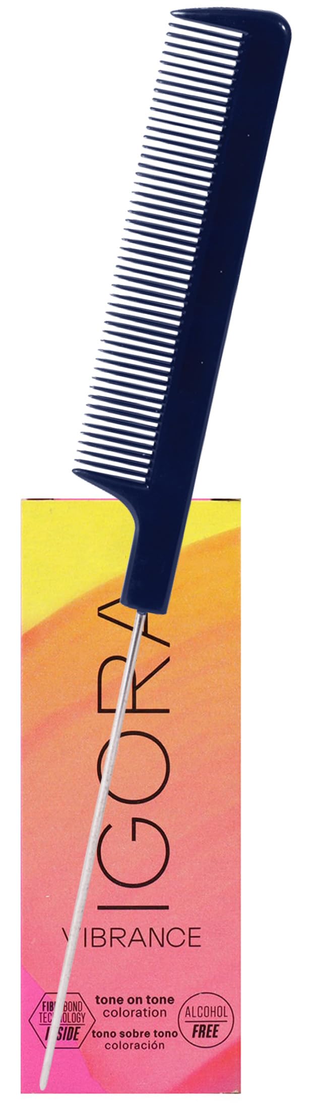 Pin Tail Comb + IgoraVibrance Vibrance 5-1 Light Brown Cendre Hair Color 60ml