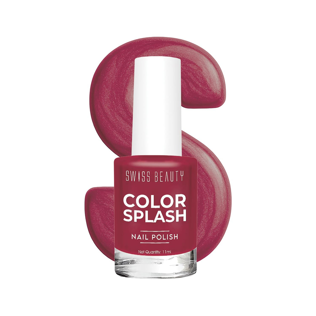Swiss Beauty Color Splash Nail Polish - Long-Lasting, Glossy - 11 ML, Latte Glow Shade-402