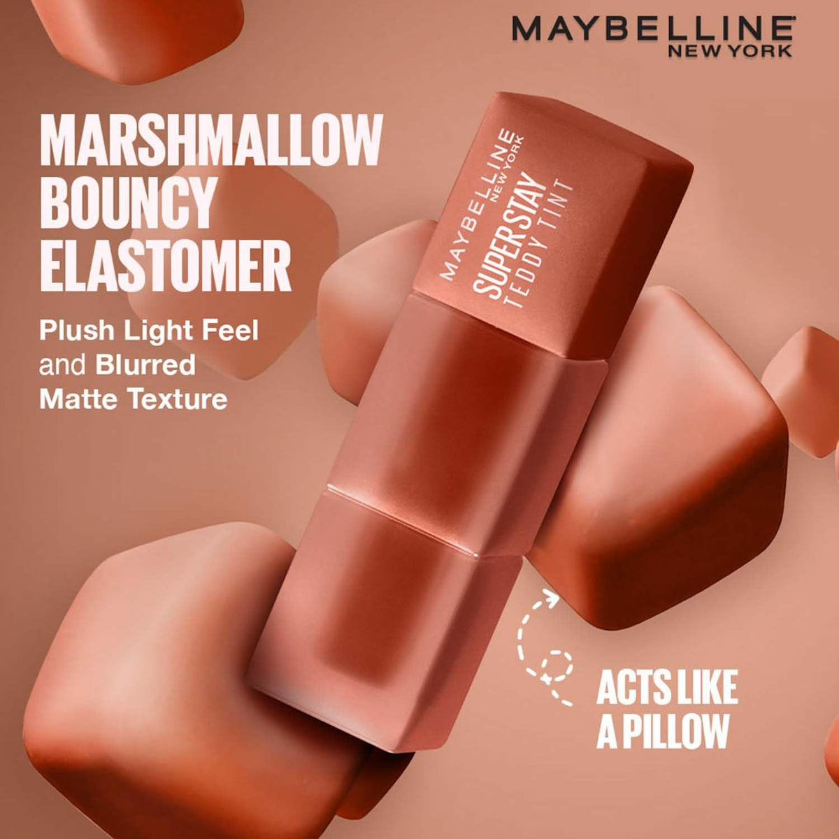 Maybelline New York Superstay Teddy Tint, Lip and Cheek Color, Heart Locket Heart Locket 5 ml (Pack of 1)