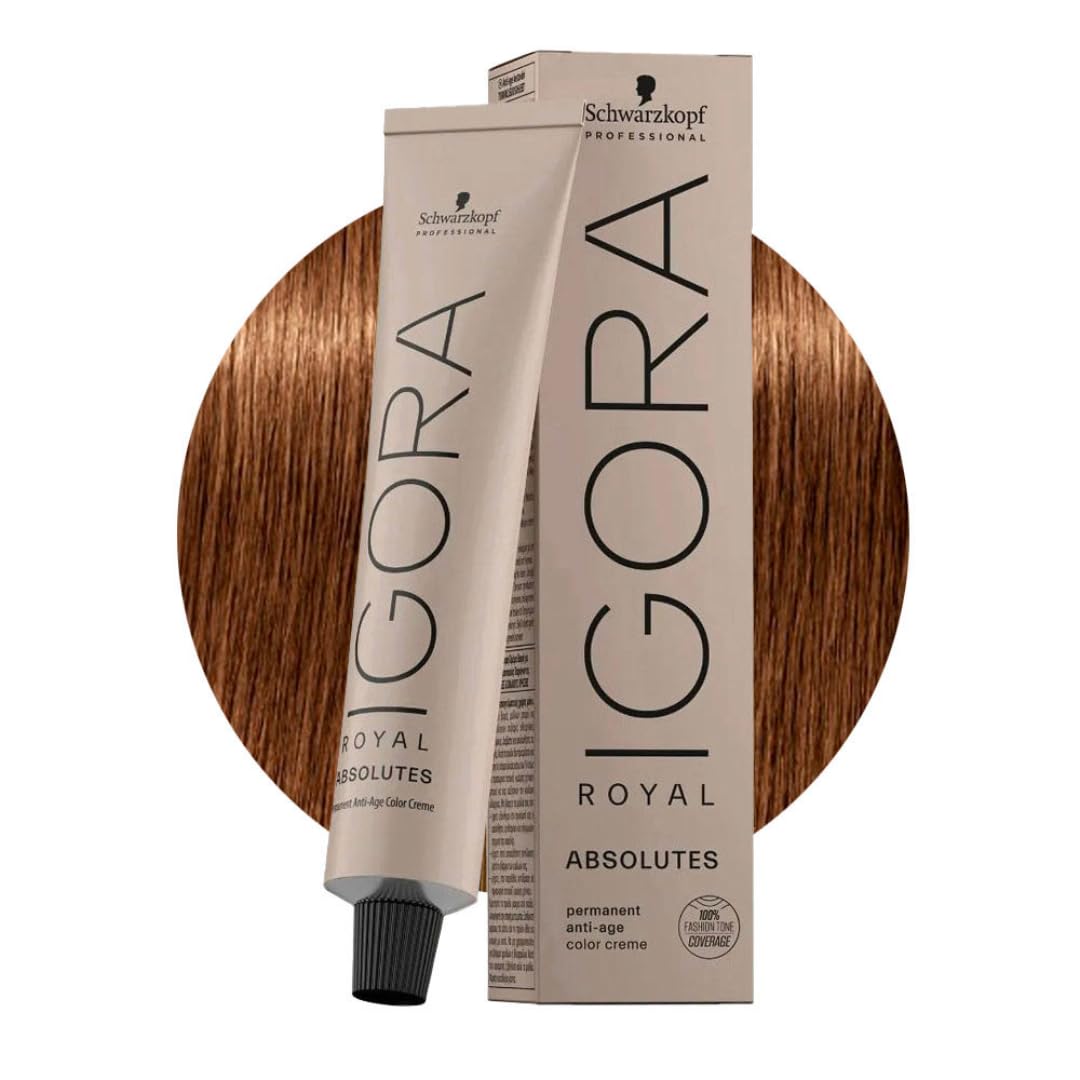 Schwarzkopf Professional Igora Royal Absolutes Hair Color, 7-60, Medium Blonde Chocolate Natural, 2.1 Ounce