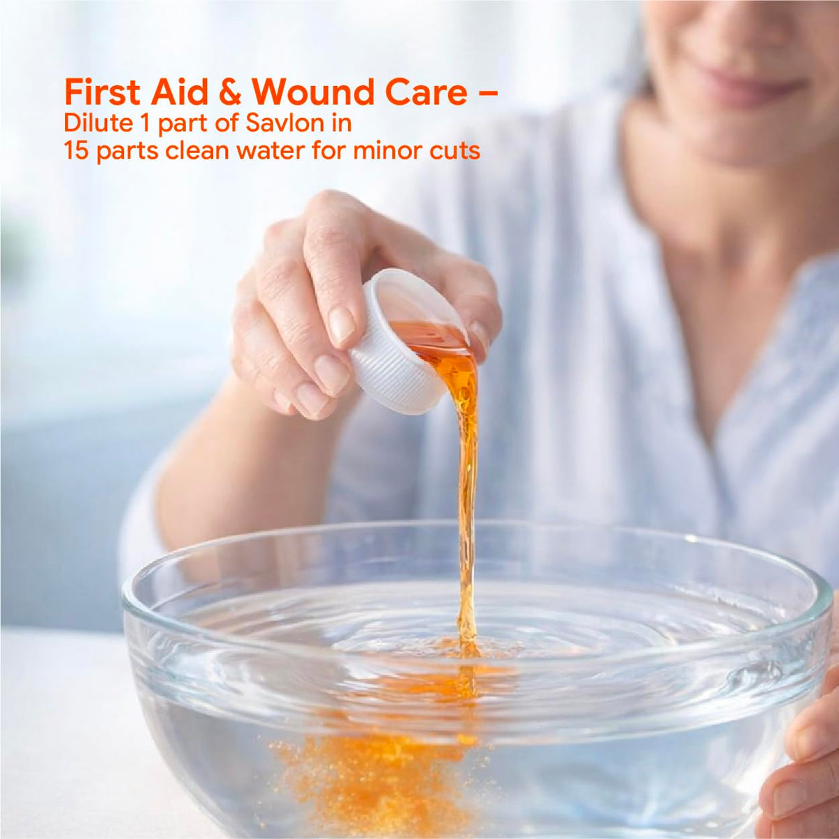 Savlon Antiseptic Disinfectant Liquid for First Aid, Personal Hygiene, and Home Hygiene - 1000ml