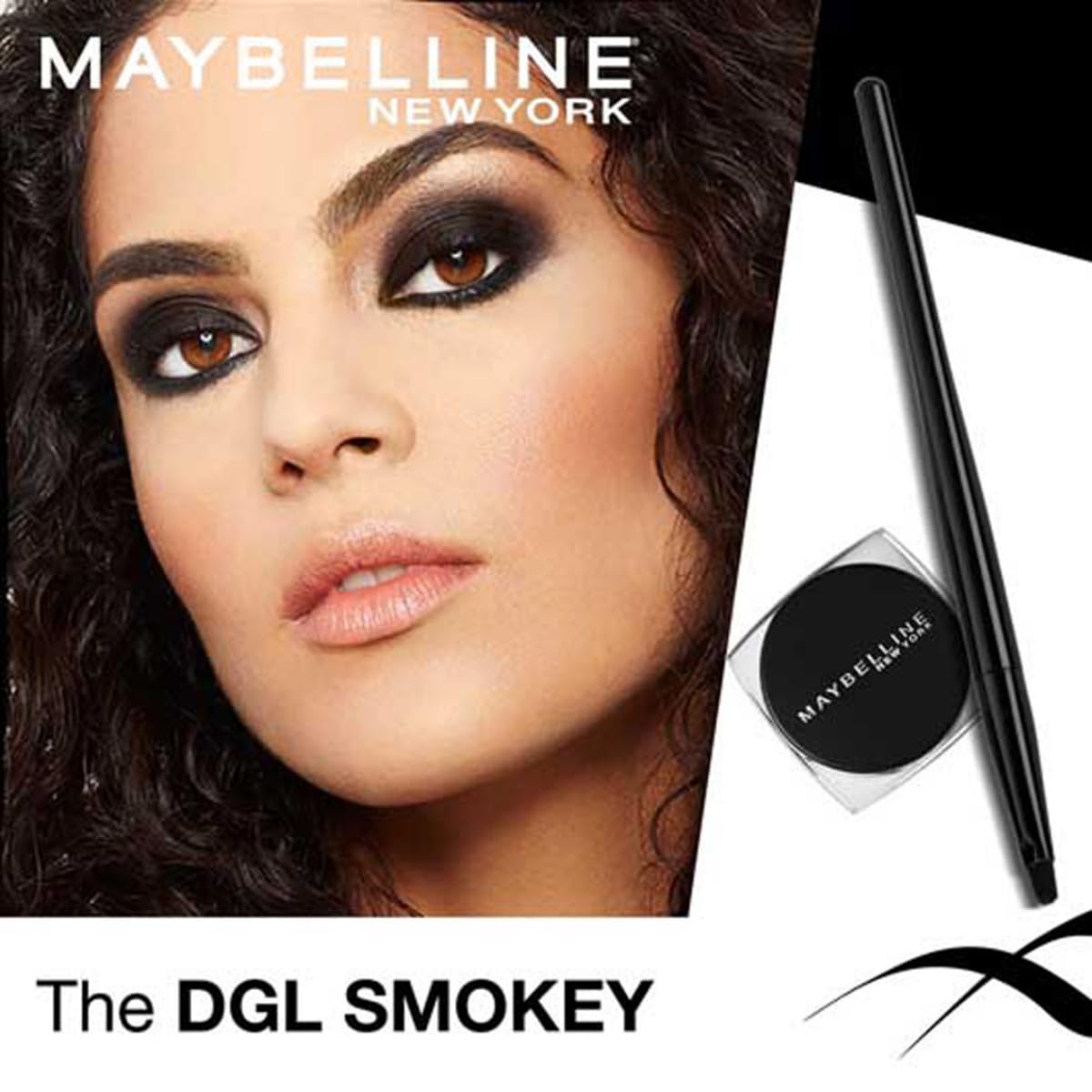 Maybelline New York Lasting Drama Gel Eyeliner, Blackest Black Black Eyeliner