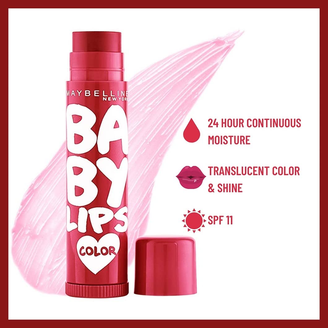 Maybelline New York Lip Balm & New York Lip Balm, 1 Count, Multicolor