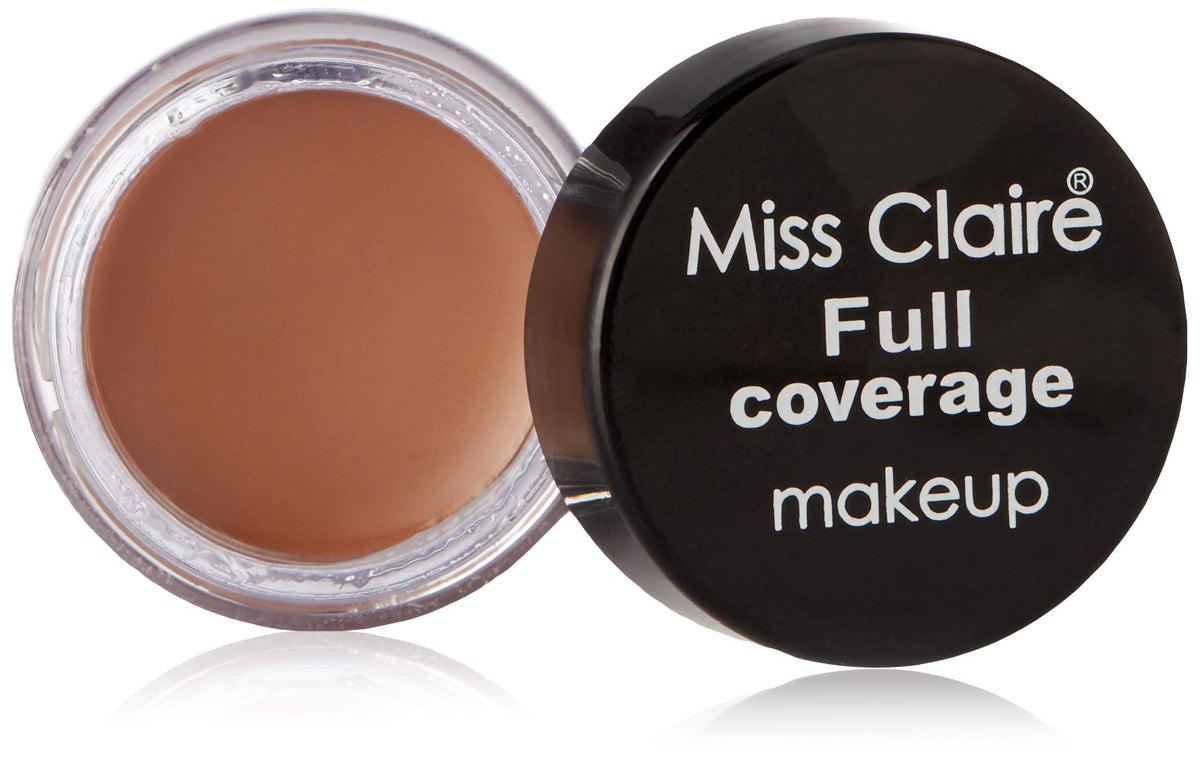 Miss Claire Full Coverage Makeup + Concealer #17, Brown, 6 g