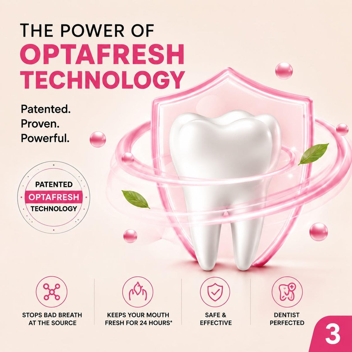 Clove Ultimate Toothpaste, Patented Optafresh Technology, 24-Hour Active Freshness & Bad Breath Control, Cavity Protection & Healthy Gums,Safe formula, Mint, Pa