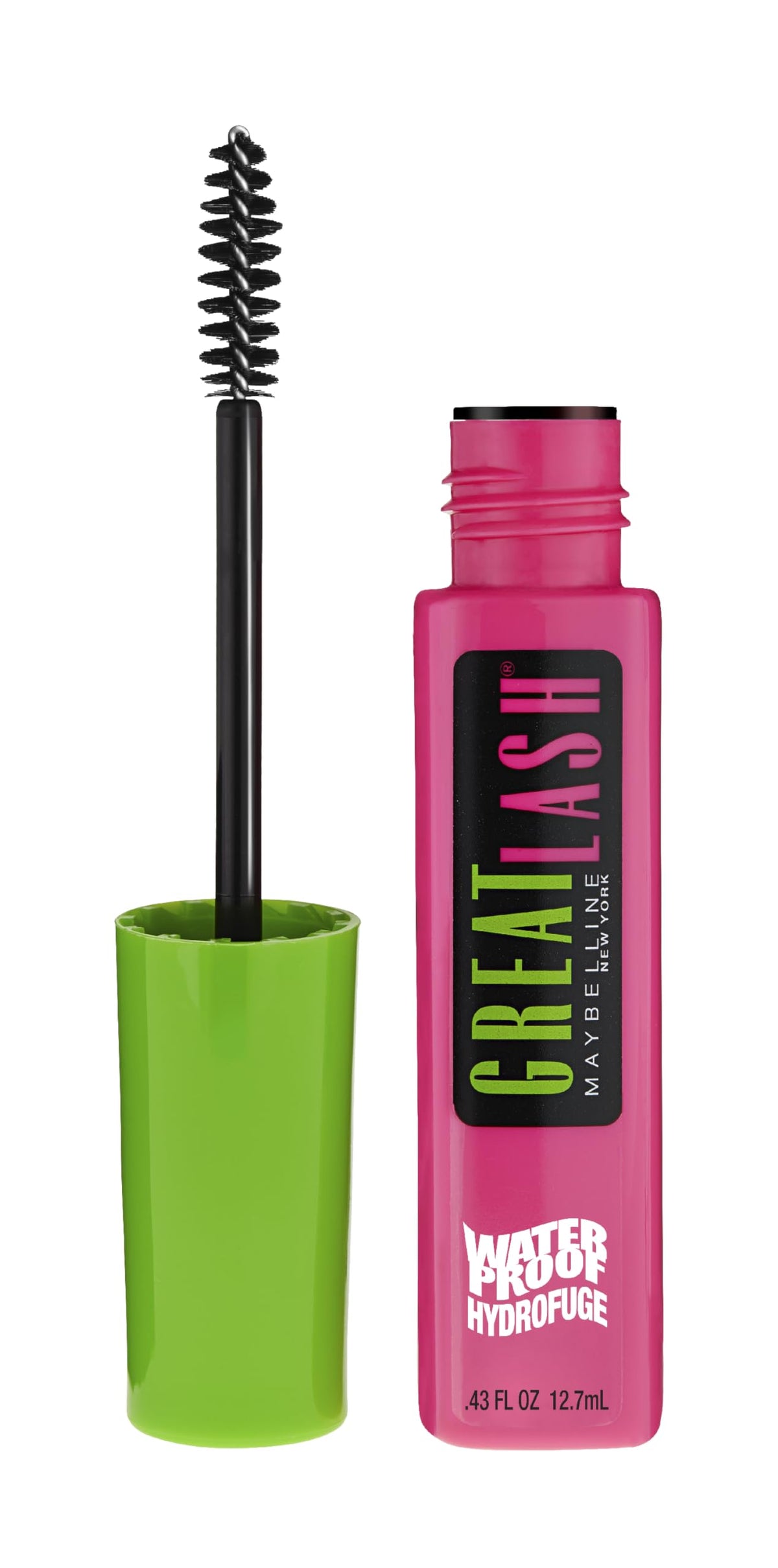 Maybelline Great Lash Waterproof Mascara, Very Black, 1301ml