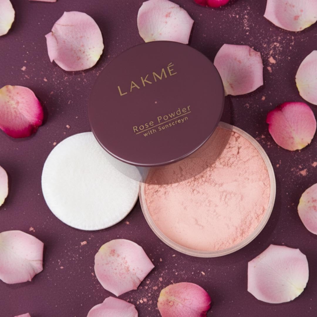 LAKMÉ Rose Powder, Soft Pink 01, 40G, Oily, Matte Pink 40 g (Pack of 1)