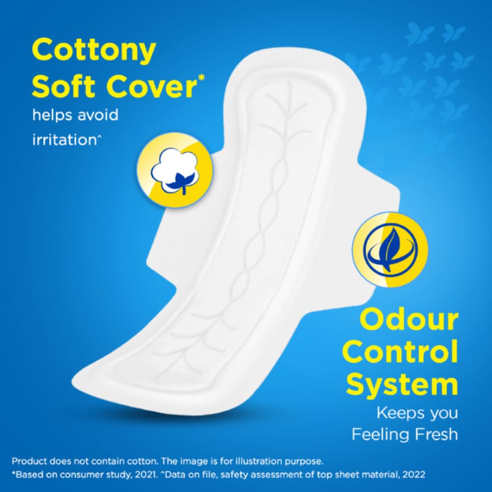 Stayfree Secure Soft XL Sanitary Pads for Women(98 Napkins) Combo Offer Pack-Buy 80pads Get 18Pads Free. (Pack of 2)