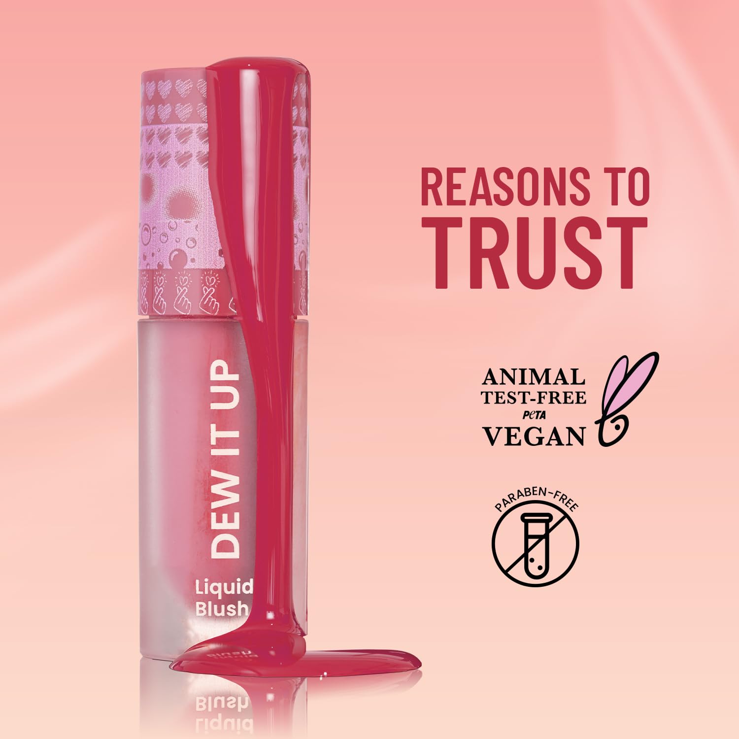 Swiss Beauty Dew It Up Liquid Blush | Dewy Finish| High Colour Payoff | Hydrating | With Vitamin E & C | Shade- 2. Muted Pink, 4ml