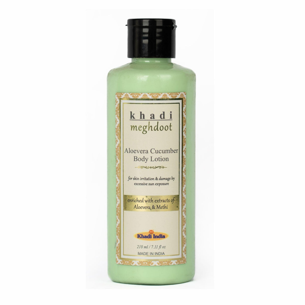 Khadi Meghdoot Aloe Vera Cucumber Intense Hydrating Body Lotion – Deep Moisturizing Formula with Aloe Vera & Cucumber Extract – For Soft, Smooth & Nourished Ski