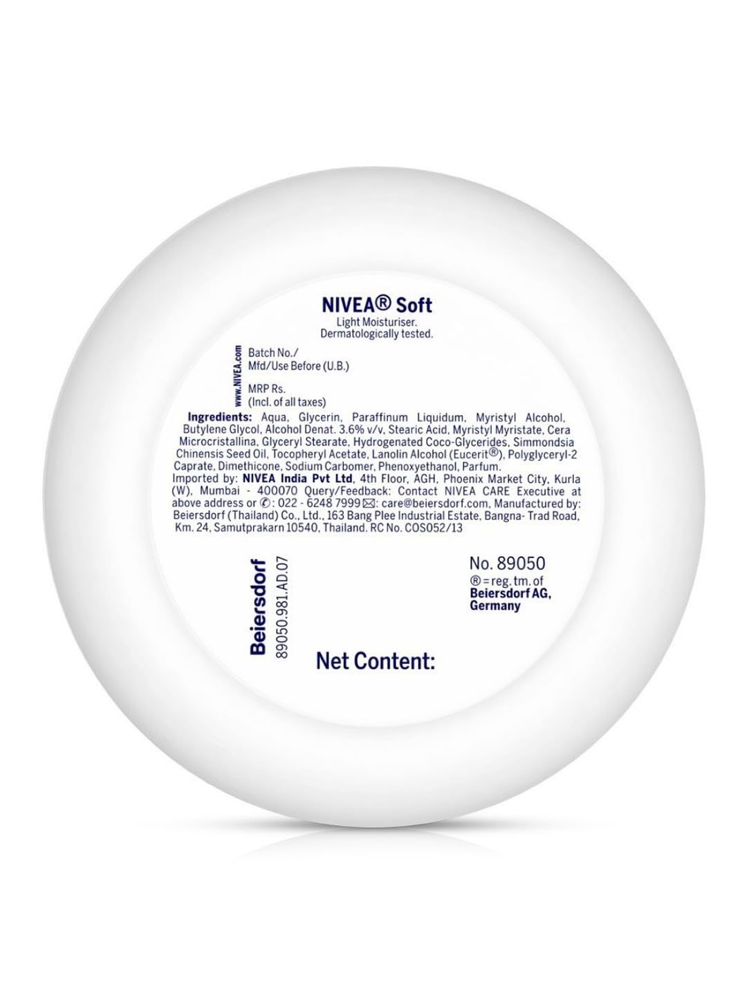 NIVEA Soft Light Moisturizer 100ml | Berry Blossom | For Face, Hand & Body, Instant Hydration | Non-Greasy Cream | With Vitamin E & Jojoba Oil | All Skin Types