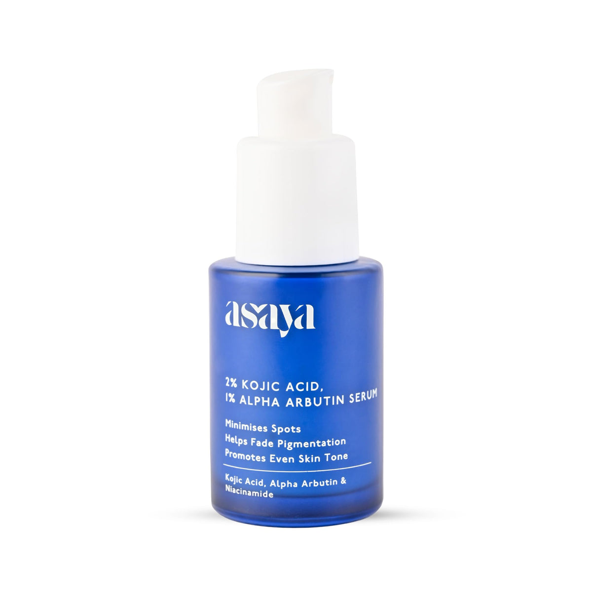 Asaya 2% Kojic Acid + 1% Alpha Arbutin Face Serum | Advanced Brightening & Pigmentation Correction | Lightweight Kojic Acid Serum for Even Tone & Radiant Skin |