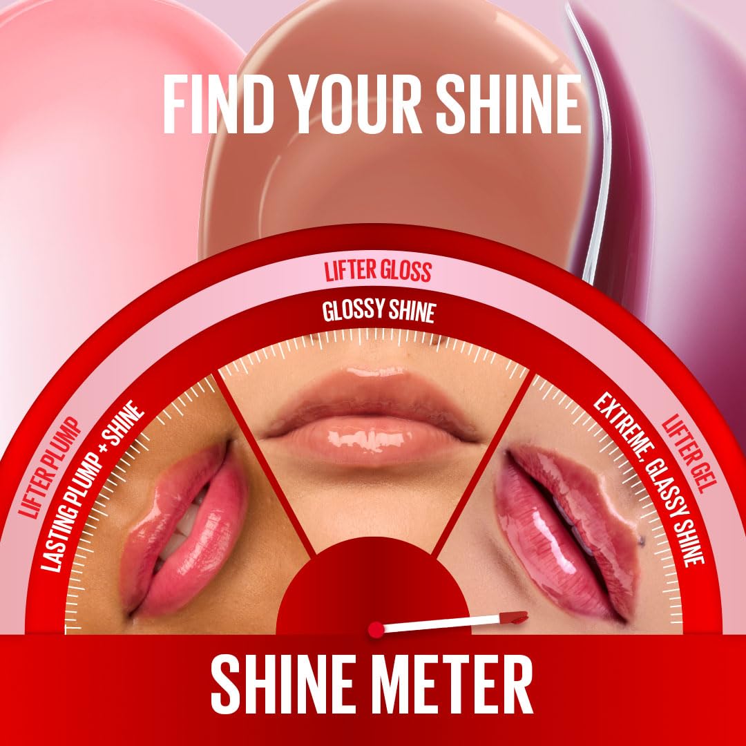 Maybelline New York Lifter Gel Lip Oil In Gel, Strawberry Shake, 6.6ml