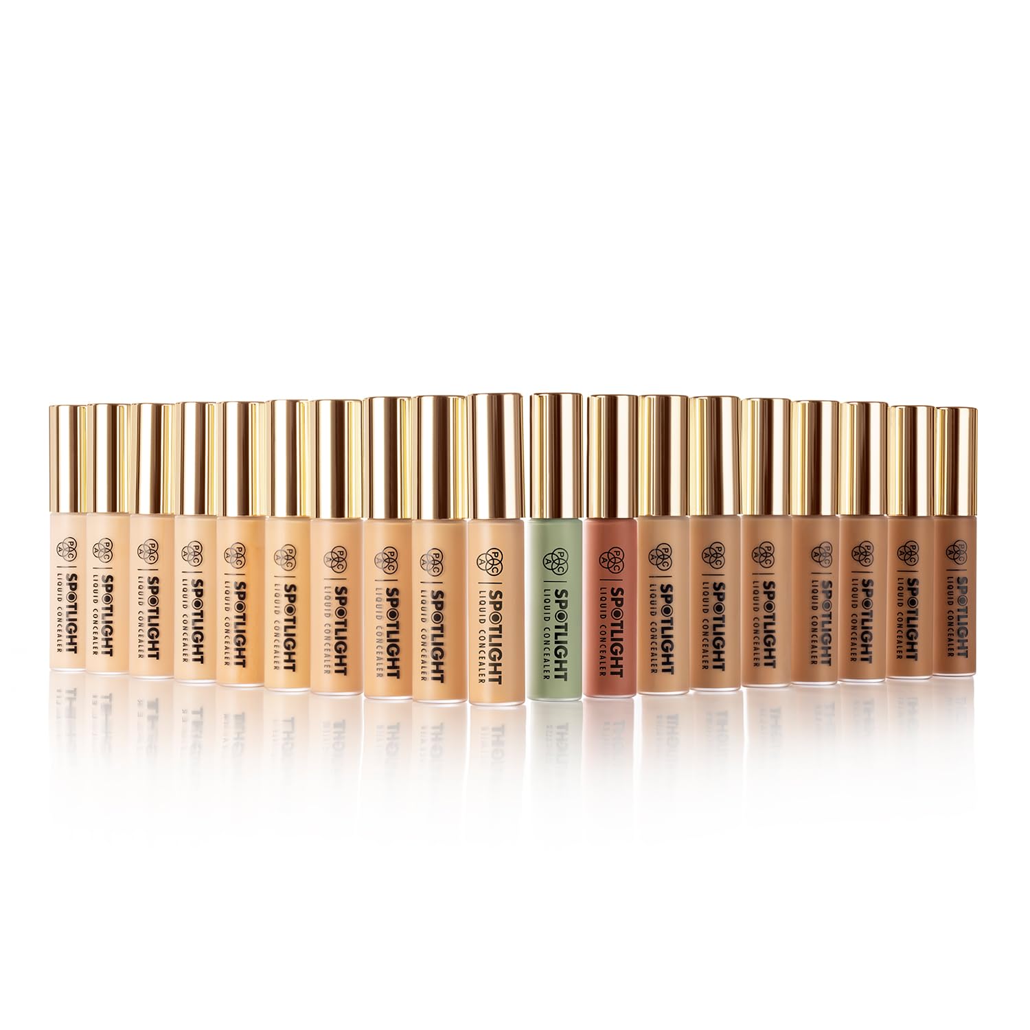 PAC Spotlight Liquid Concealer 08 Barely Nude | Full Coverage Self Setting Creaseproof Formula