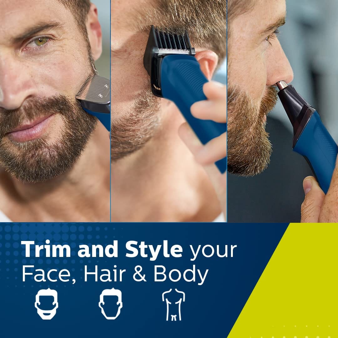 Philips - Multi Grooming Kit (MG7707/15) 5-in-1, Face, Head and Body - All-in-one Trimmer