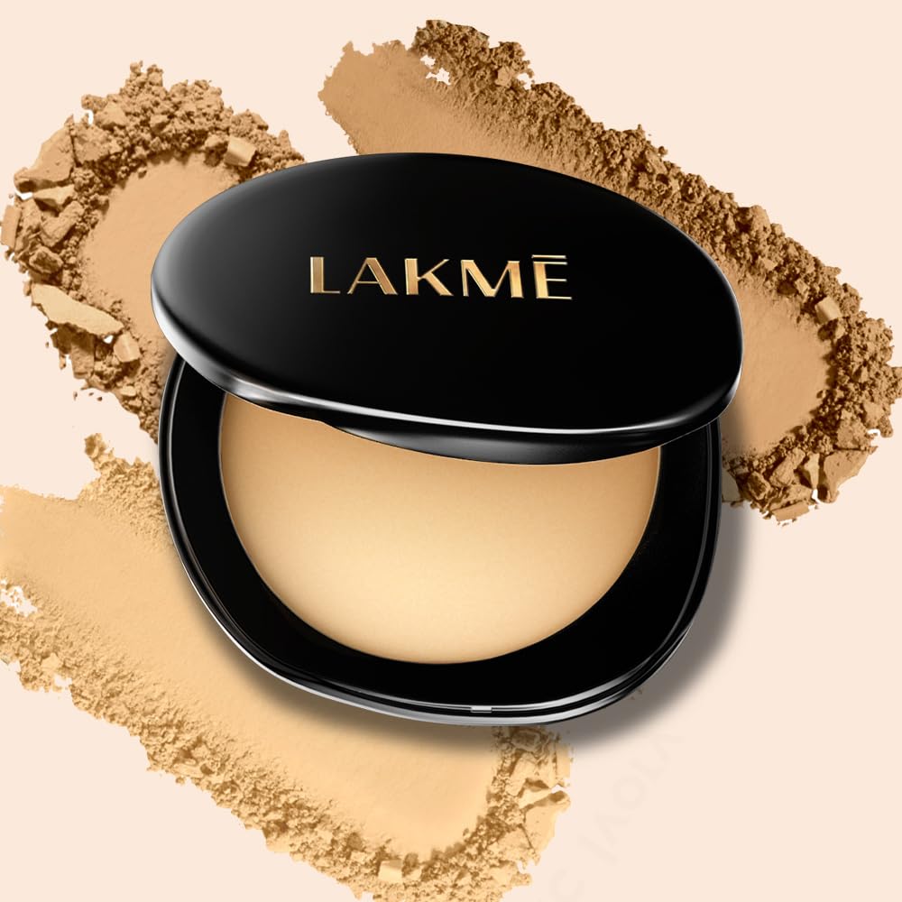 Lakme Ultimate Glam Compact, Skin Lightening Compact Powder, Matte Oil Control for 12 Hrs Face Makeup, with Vitamin B3, (OG Collection)