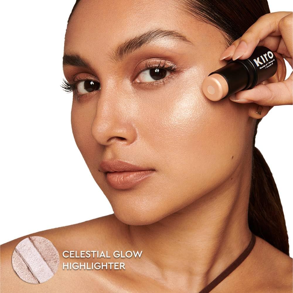 Kiro Wonder Wand Multi-Stick - Celestial Glow, 7.5g | 3-in-1 Stick - Highlighter, Eyeshadow & Lip Tint | Weightless & Long-Lasting | Rosehip, Avocado & Moringa Oil | Hydrating with Glowing Core