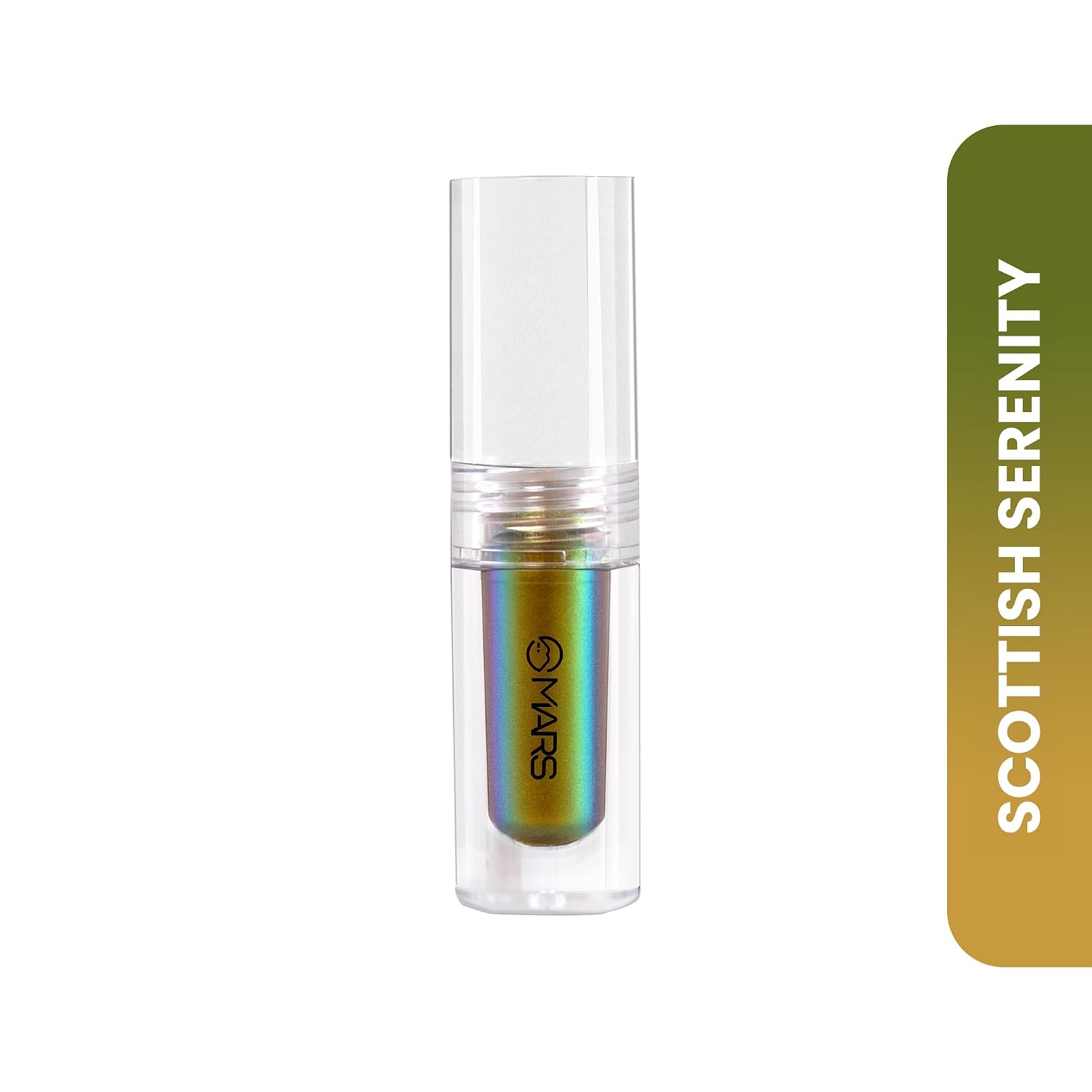 MARS Northern Lights Liquid Eyeshadow With Dual-Tone Chrome Effect | Liquid Shimmer | One Swipe Pigmentation | Smudge Proof | Light Weight Formula (1.8ml) (01-Scottish Serenity)