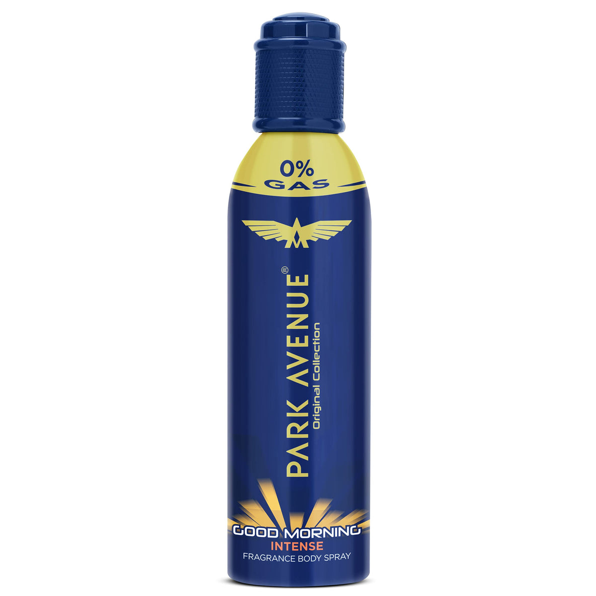 Park Avenue Liquid for Good Morning Intense NO GAS Perfume For Men Fresh Long Lasting Fragrance 130ml, Blue Spray