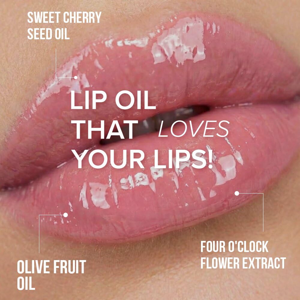 Daily Life Forever52 Juicy Glow Lip Oil – Hydrating Tinted Lip Gloss, Plumping & Nourishing Formula | Non-Sticky, High Shine Gloss | Sheer Juicy Tint for Soft Lips (Grape Soda-01, Juicy Lip Glow) | Hydrating Lip Oil