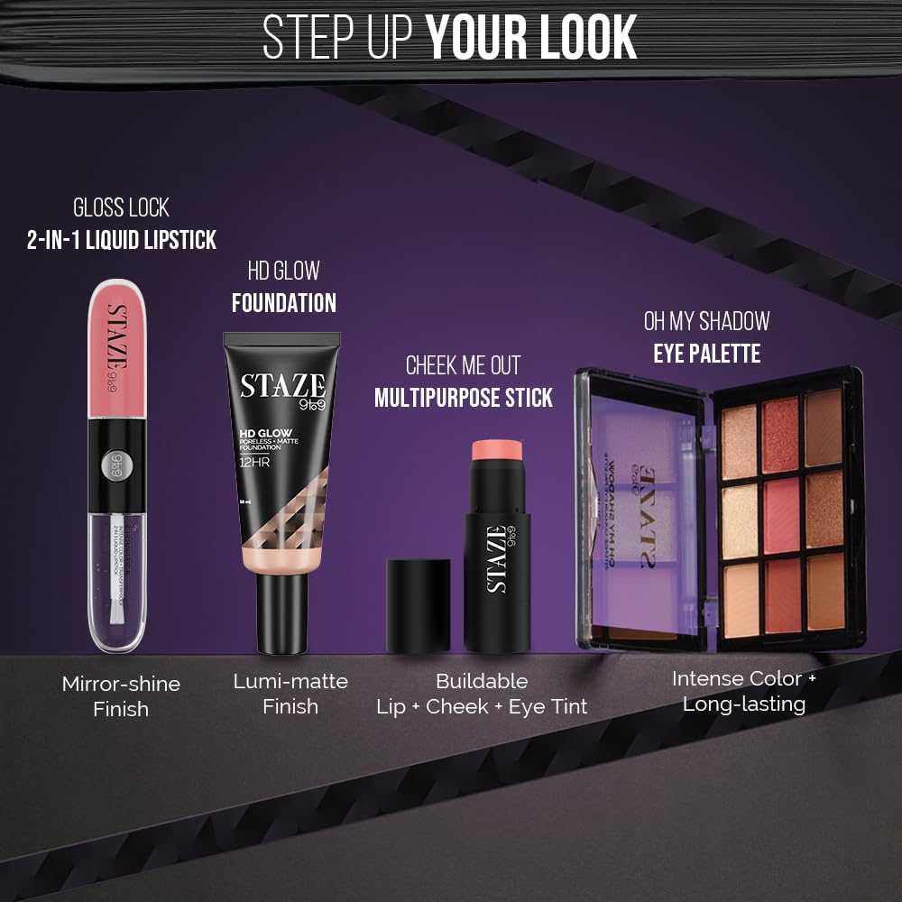 Staze All Eyes On You Tubing Mascara | Blackest Black | Volumizing & Waterproof Mascara | No Clumps | 5 ml
