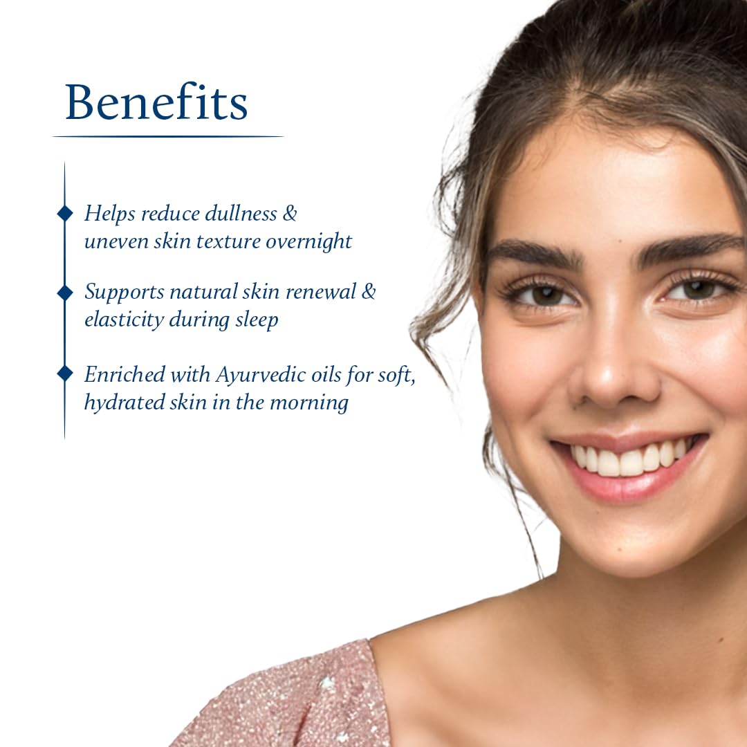Blue Nectar Kumkumadi Night Cream for Women Glowing Skin & Ultra Hydration