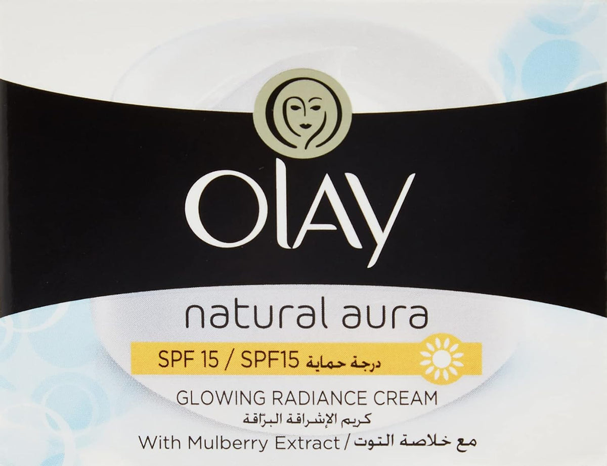 Olay Natural White Glowing Fairness Cream, Day SPF24, 50 g