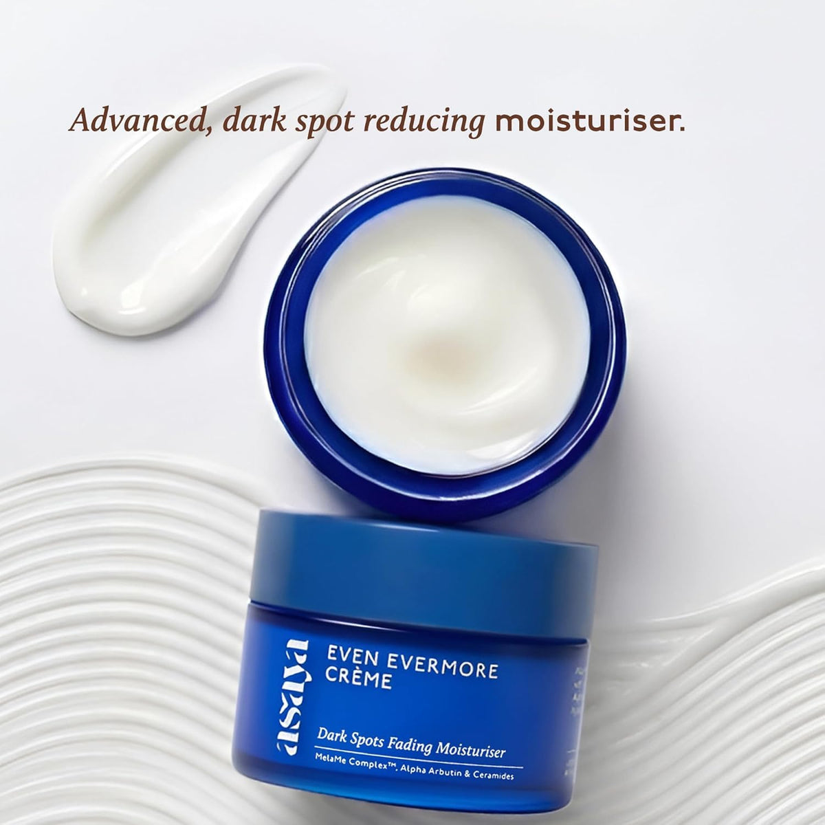 Asaya Ceramides Moisturizer with Alpha Arbutin | Dark Spots & Acne Marks Removal Cream | Barrier Repair & Deep Hydration, Lightweight, Non-Greasy & Fast Absorbi