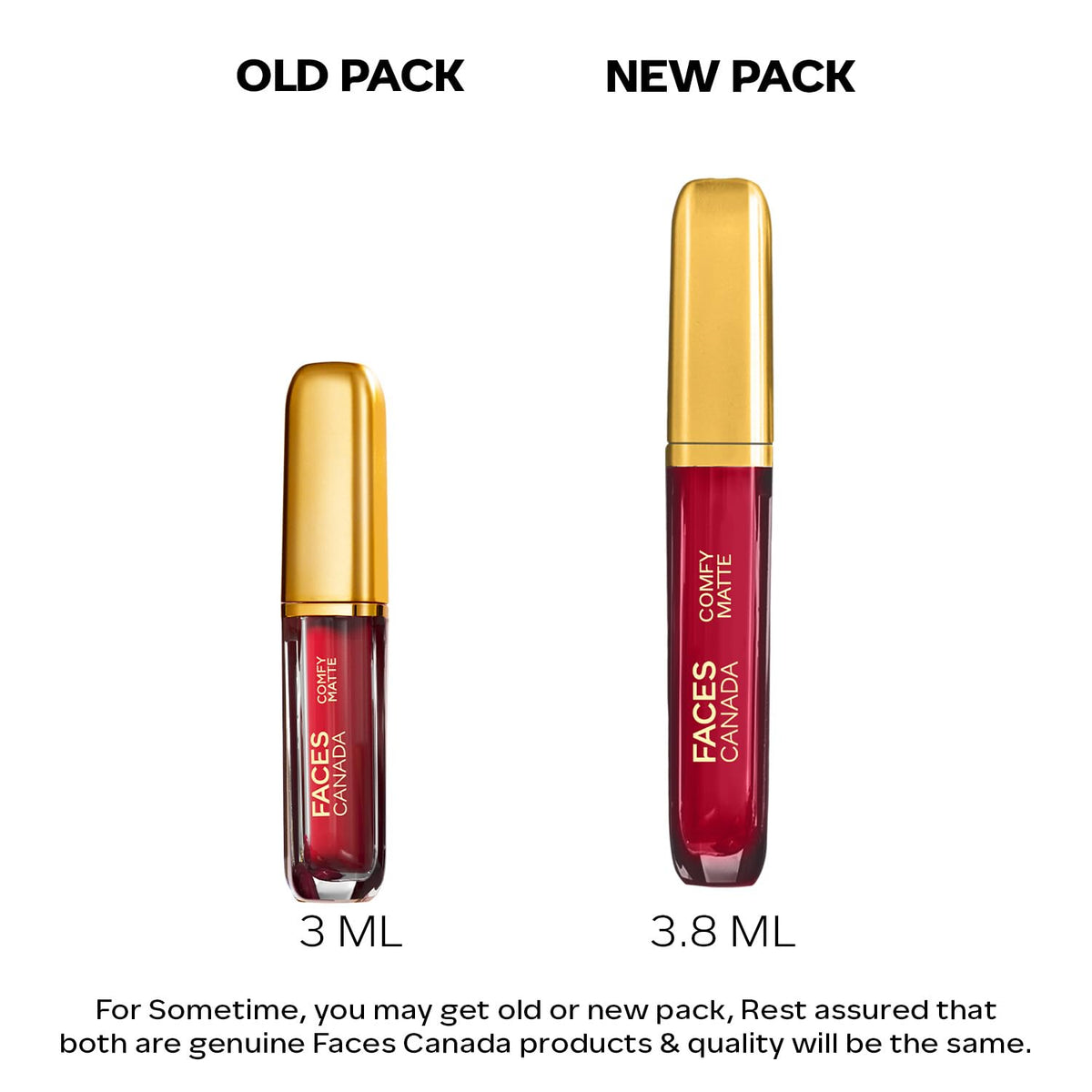 FACESCANADA FACES CANADA Comfy Matte Liquid Lipstick - Note To Self 07, 3 ml | Comfortable 10HR Longstay Intense Color Almond Oil & Vitamin E Infused Super Smoo