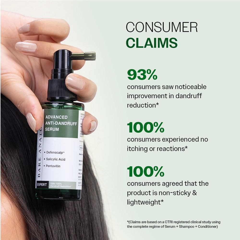 Bare Anatomy Advanced Anti-Dandruff Serum | Helps Reduce Dandruff | 50 ml