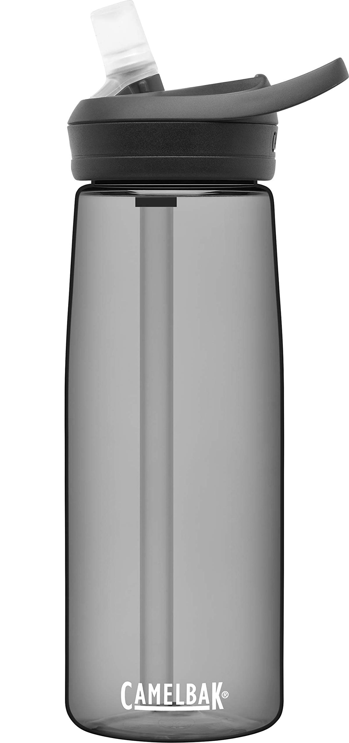 CamelBak Eddy+ Bite Valve Water Bottle 25oz, Charcoal 25 oz Water Bottle Charcoal 2.0