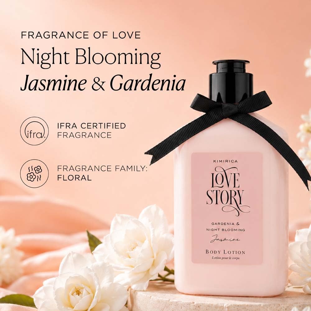 Kimirica Love Story Moisturizing Body Lotion |Gardenia and Night Blooming Jasmine | 270ml | Daily Moisturizer for All Skin Types |100% Vegan and Paraben Free 27